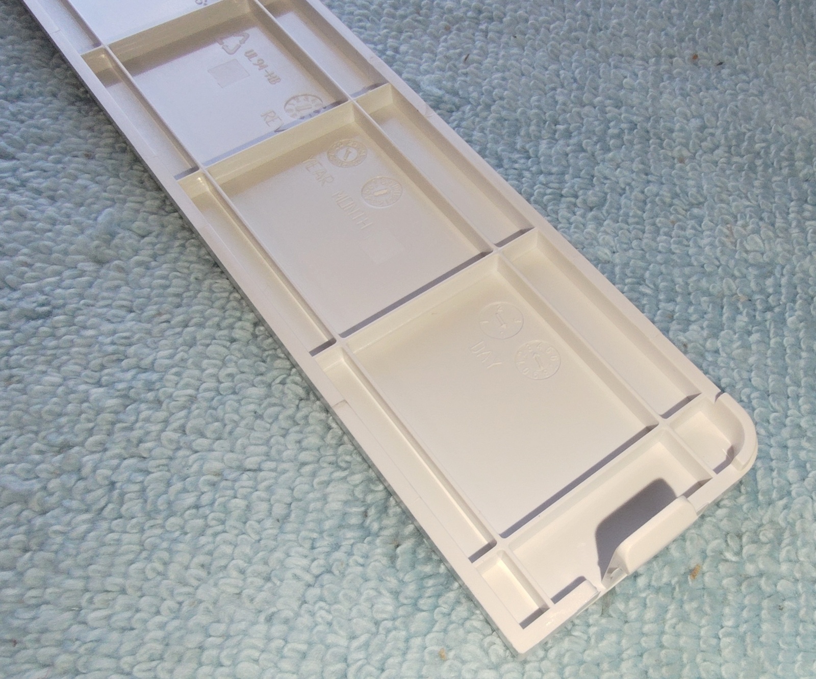 White Plastic PSU Shroud Cover Plate 66UW for Corsair iCUE 4000X 4000D Airflow - Image 4