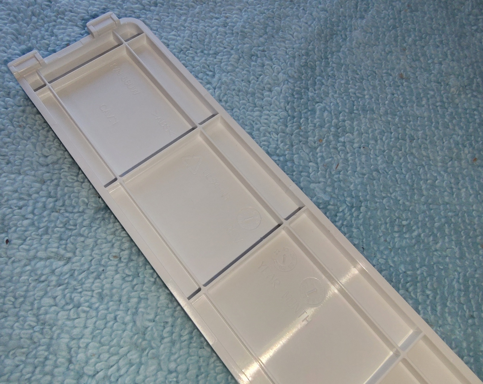 White Plastic PSU Shroud Cover Plate 66UW for Corsair iCUE 4000X 4000D Airflow - Image 5