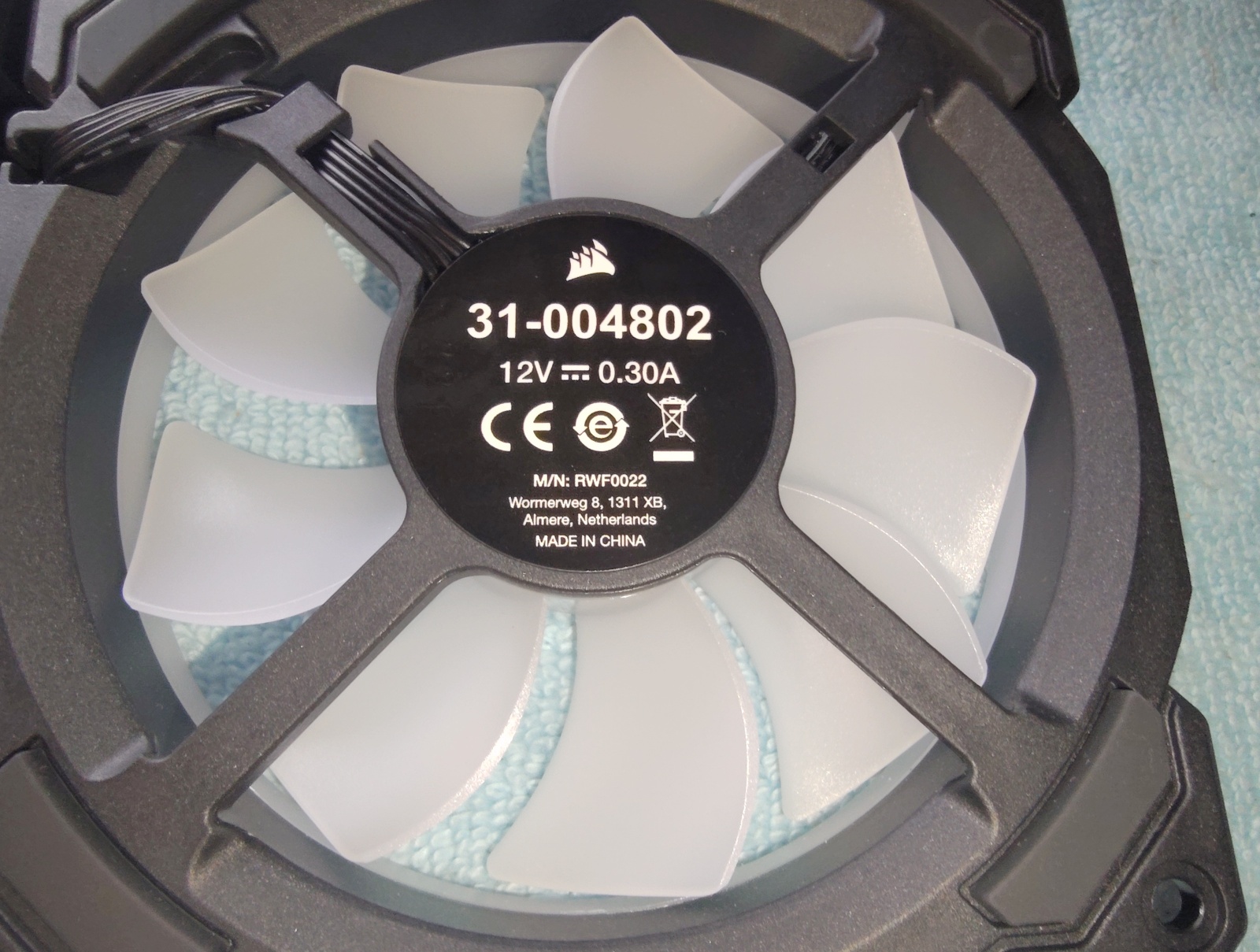 Set of 3 120mm LL120 Case Cooling Fan 4 Corsair Crystal 680X RGB Desktop PC Case - Image 3