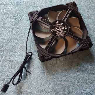 Black 120 x 25 mm Case Cooling Fan For Corsair Crystal 680X RGB Desktop PC Cases