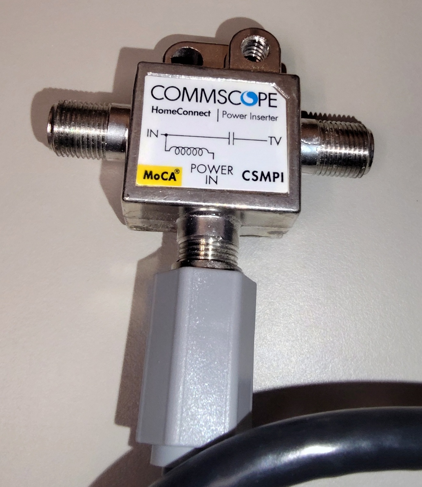 Commscope Home Connect CSMPI Coax Power Inserter w/ AC Adapter AD48-1500500DU - Image 2