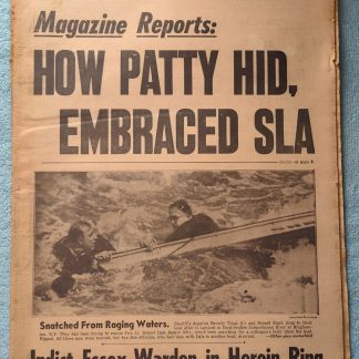 New York Daily News 30 Sept 1975 Patty Hearst SLA Joe Frazier Muhammad Ali ++