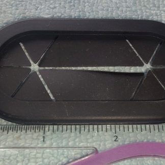 Top Rounded Black Rubber Wire-Routing Grommet 4 Corsair Crystal 680X RGB Case