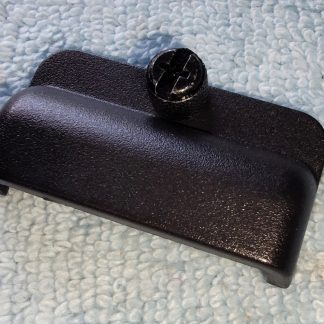 Black Plastic Vertical PCIe Slot Cover Plate Bracket for Corsair Crystal 680X RGB