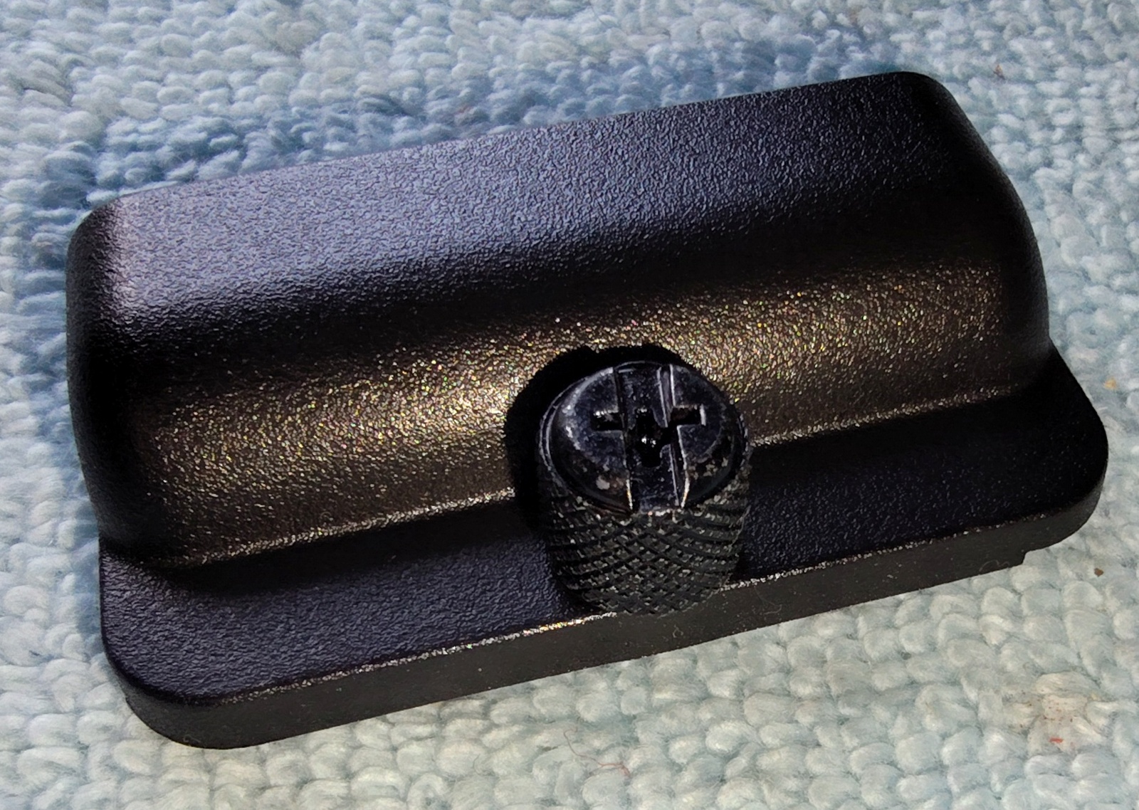 Black Plastic Vertical PCIe Slot Cover Plate Bracket for Corsair Crystal 680X RGB - Image 2