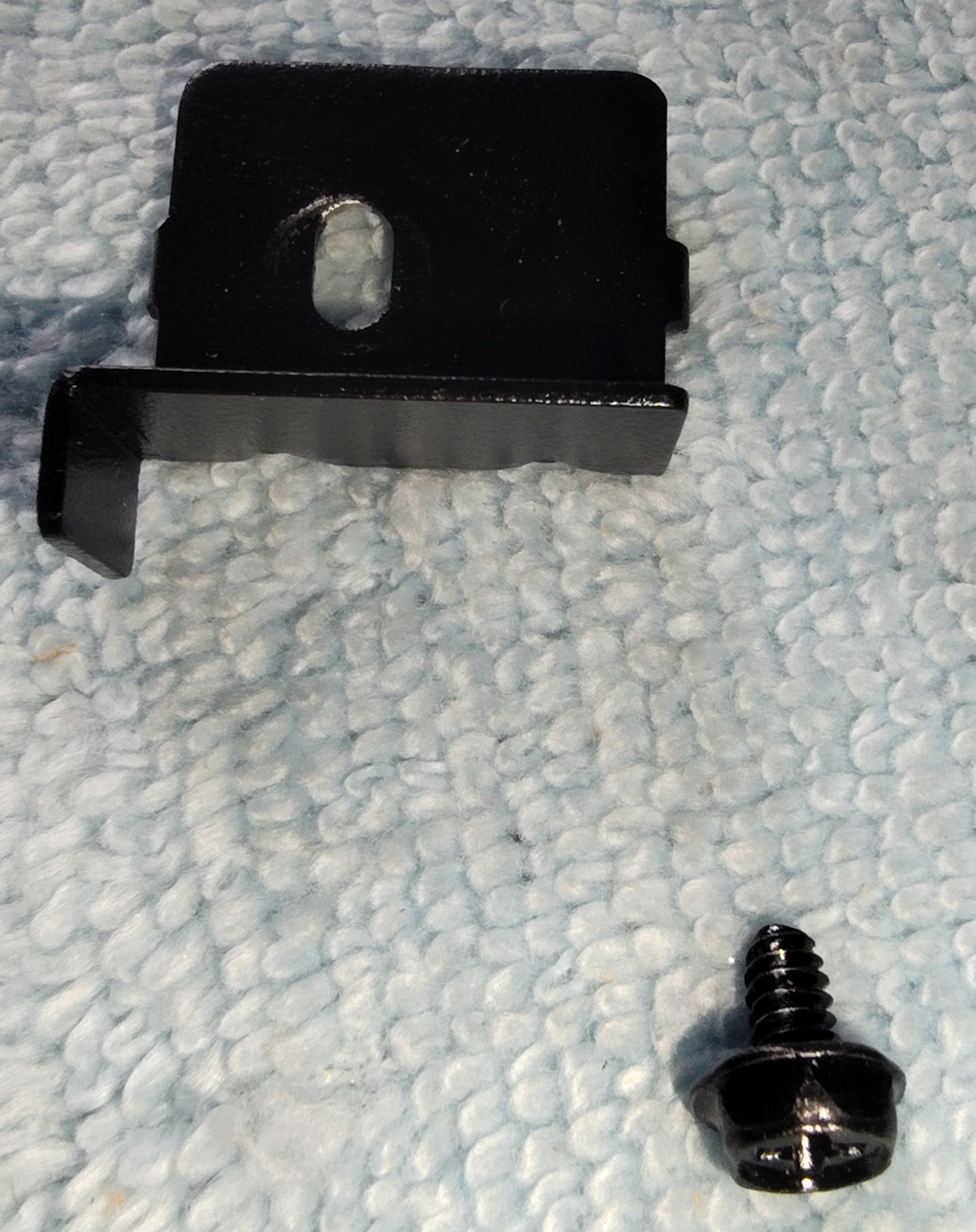 Black Metal Power Supply Retainer Bracket for Corsair 680X RGB Computer PC Case - Image 3