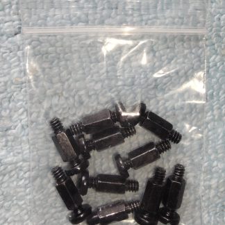 Set of Black Motherboard Standoffs & Screws for Corsair 680X RGB Computer Case