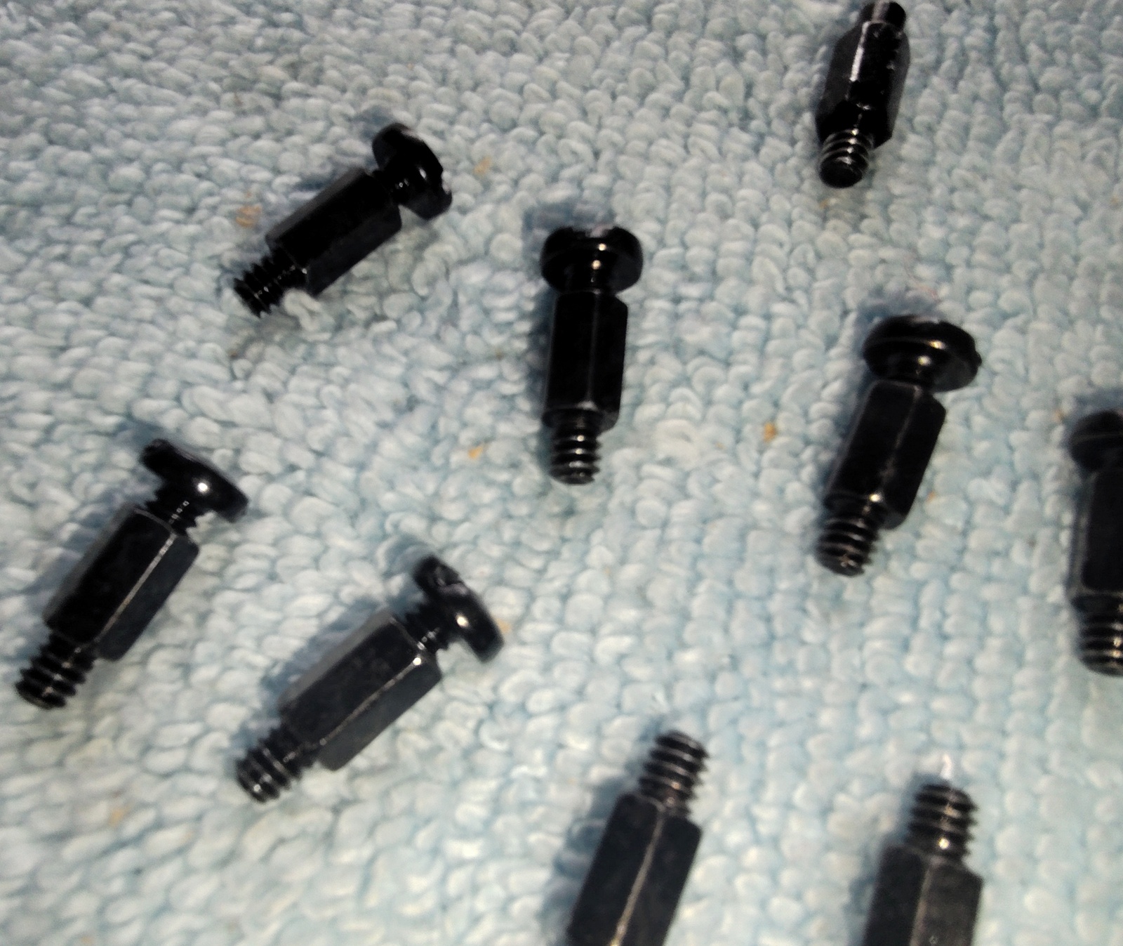 Set of Black Motherboard Standoffs & Screws for Corsair 680X RGB Computer Case - Image 5