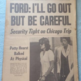 New York Daily News 1 Oct 1975 Patty Hearst Casey Stengel Ford Muhammad Ali ++