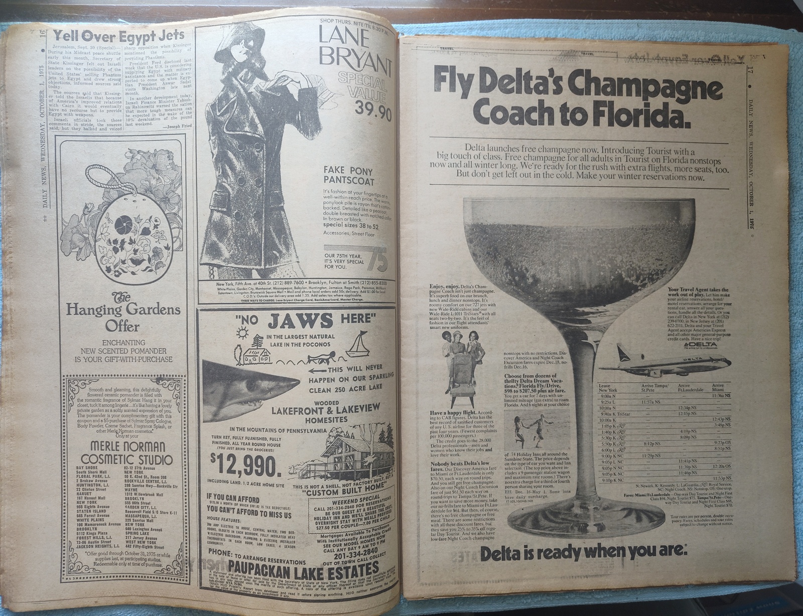 New York Daily News 1 Oct 1975 Patty Hearst Casey Stengel Ford Muhammad Ali ++ - Image 11