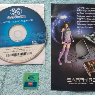 Original Driver CD Disc for Sapphire 100322L AMD Radeon HD 6450 PCIe Graphics Card 2012