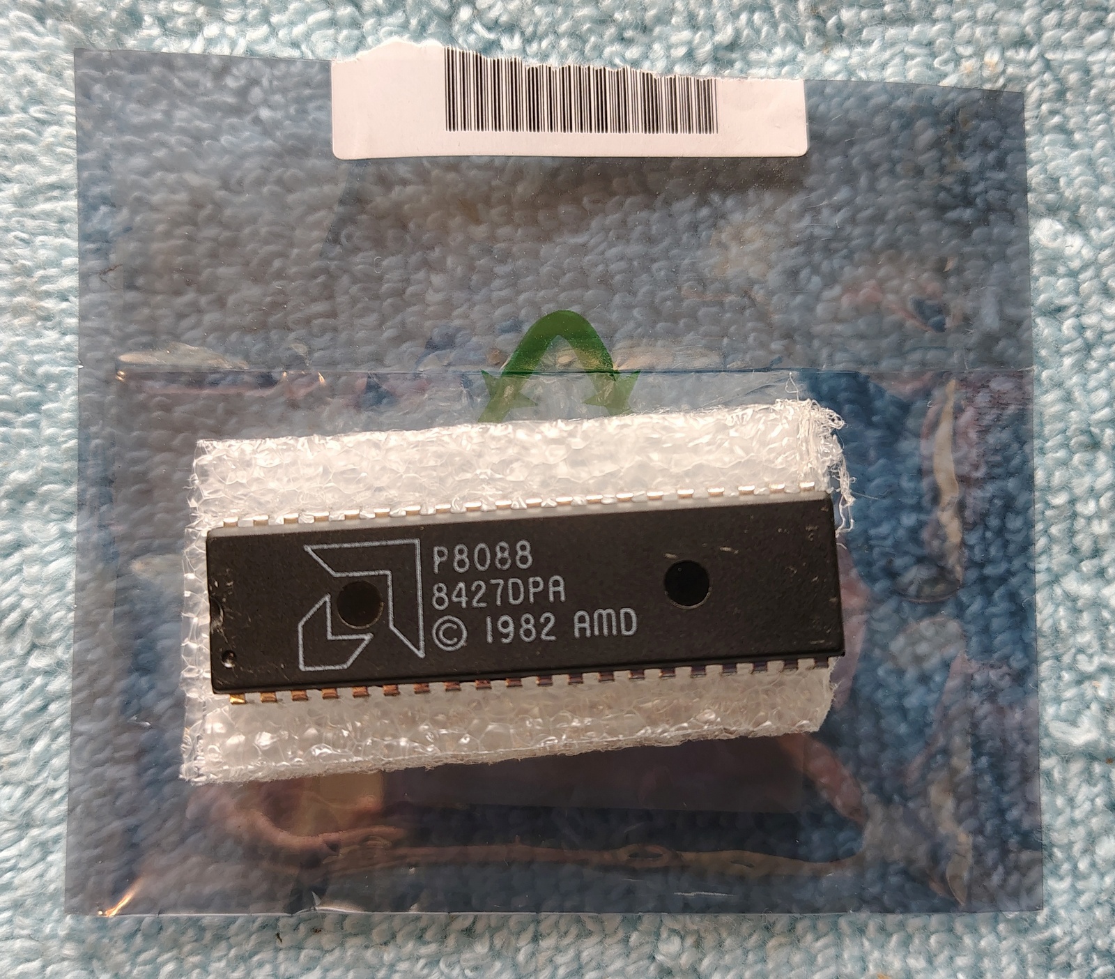 AMD P8088 8427DPA CPU Processor Chip Black 40-pin Plastic DIP Package 1982 M - Image 5