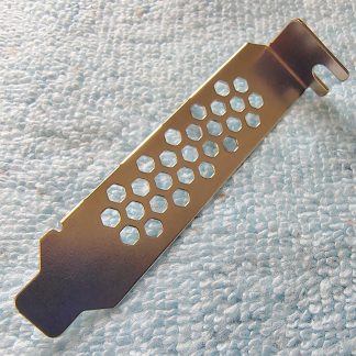 Low Profile Vented Metal PCIe Bracket for ASM1061 SATA Storage Controller Card