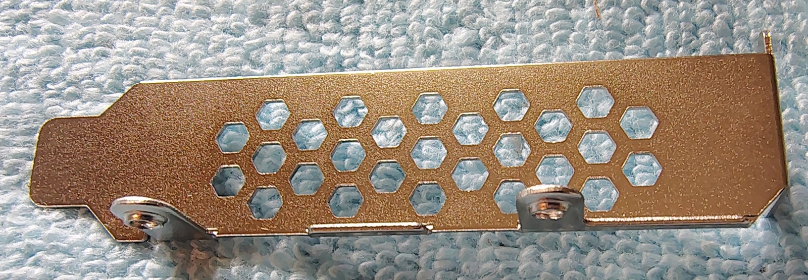 Low Profile Vented Metal PCIe Bracket for ASM1061 SATA Storage Controller Card - Image 4