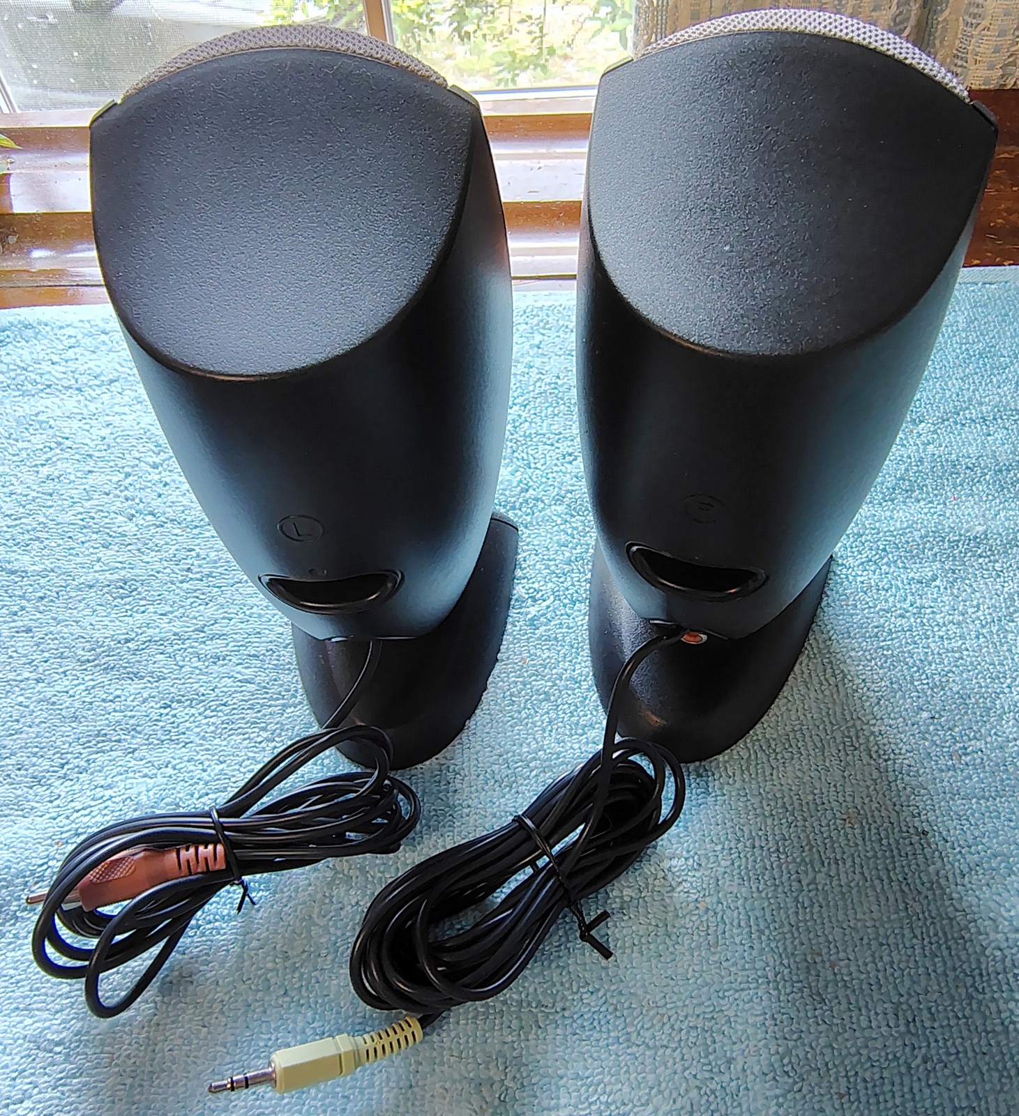 Dell A215 Black Powered Compact Stereo Desktop PC Computer Speakers 2000s - Image 5