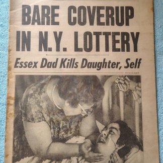 New York (Jersey) Daily News 25 Oct 1975 NY Lottery Scandal Caroline Kennedy Karen Quinlan