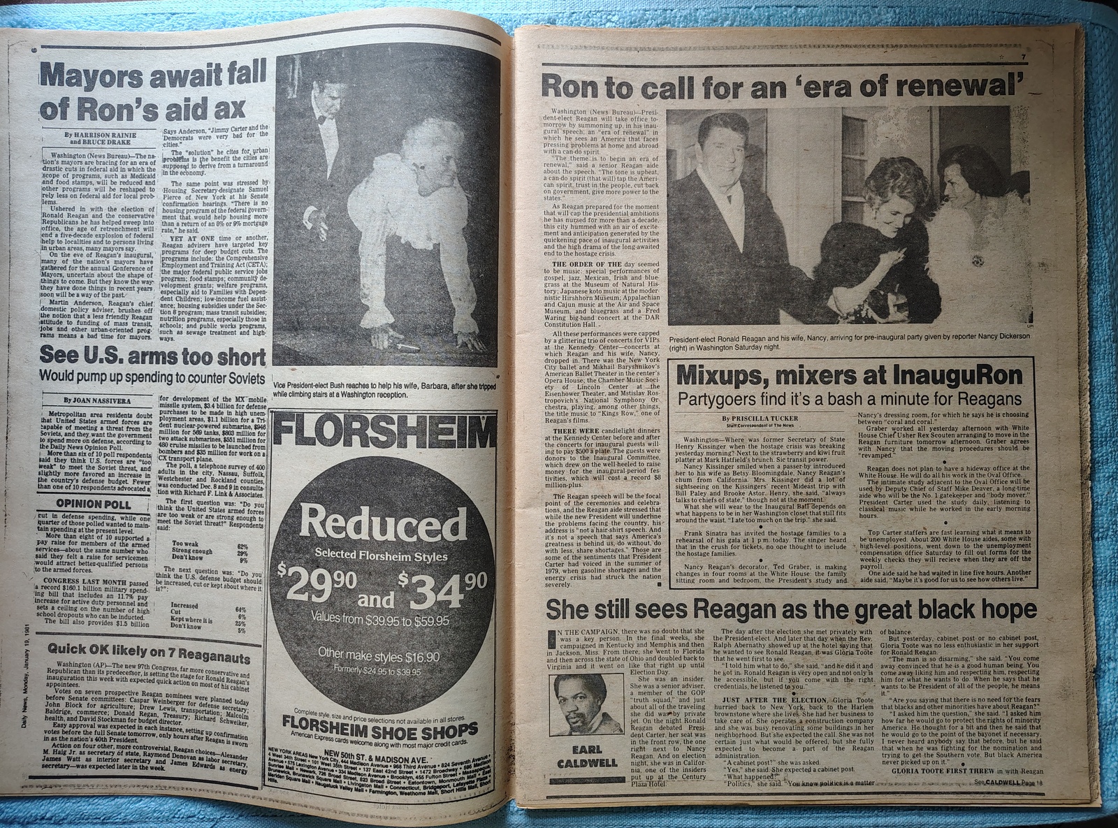 New York Daily News 19 January 1981 Jersey Reagan President Iran Hostages Borg - Image 5