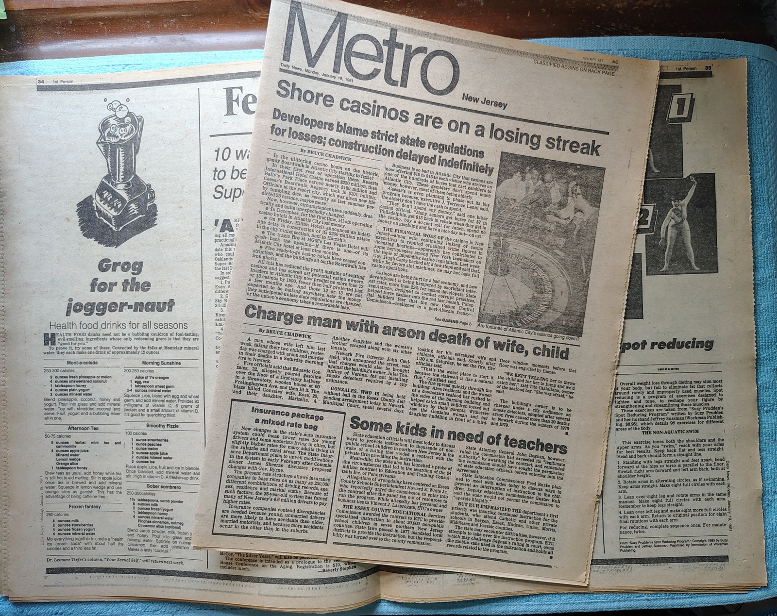 New York Daily News 19 January 1981 Jersey Reagan President Iran Hostages Borg - Image 13