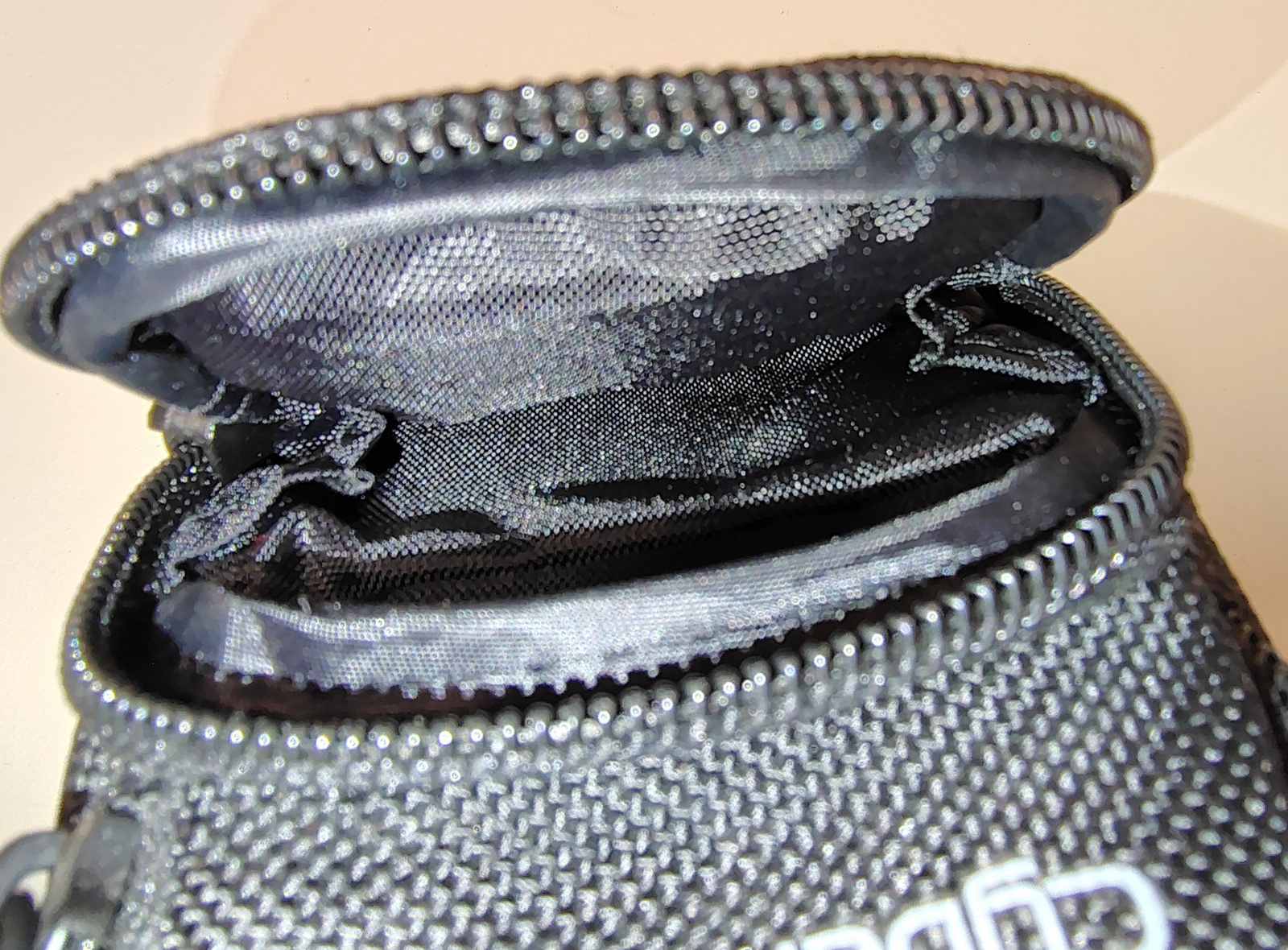 Black Sony Cyber Shot Camera Carry Bag Case 3 Pocket Pouch Zipper Shoulder Strap - Image 9