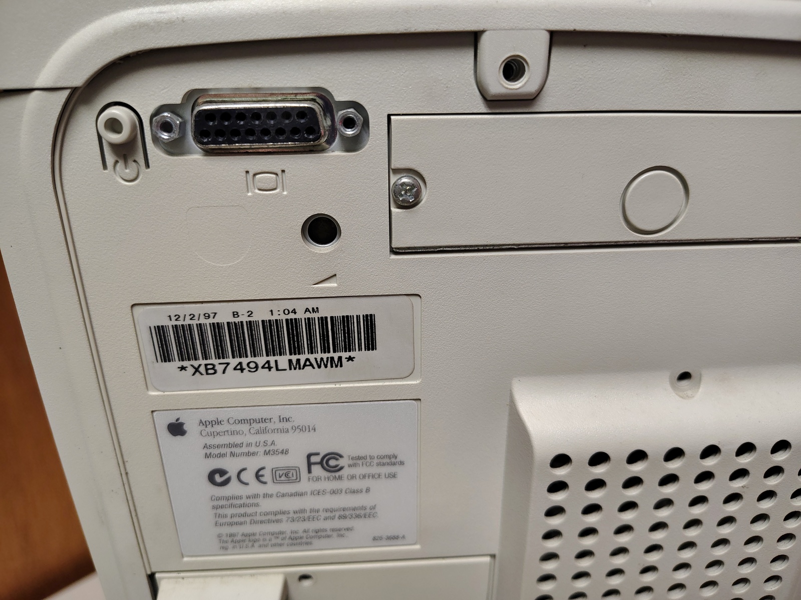 Apple Power Macintosh PowerMac 6500/250 250MHz PowerPC 603e 32MB RAM HDD 1997 - Image 8