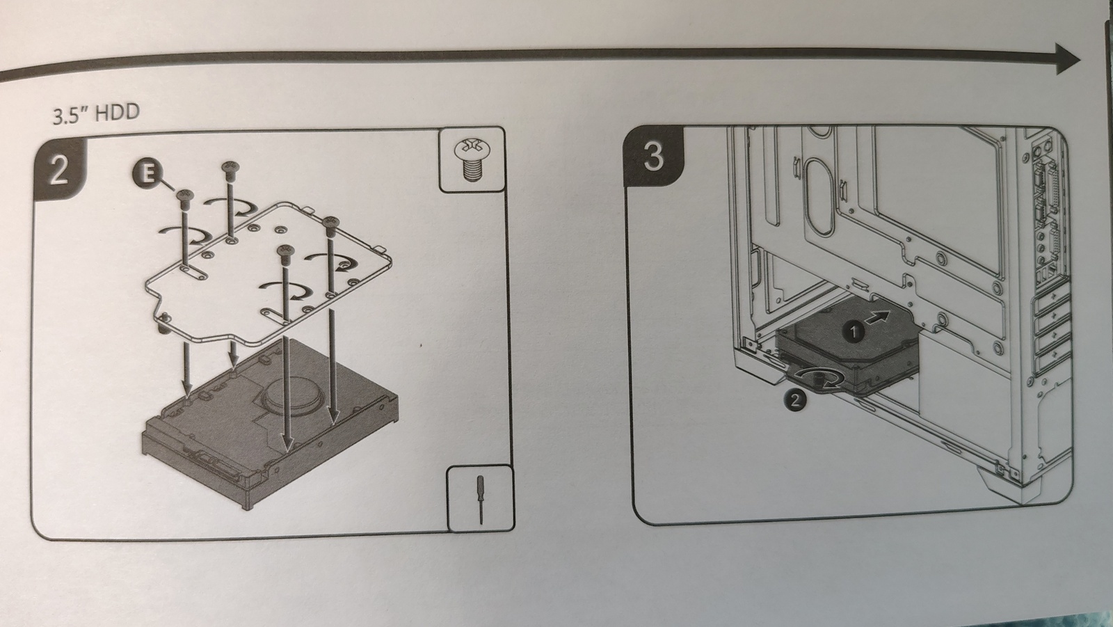 Black SSD, Hard Disk Drive Mounting Bracket for Cooler Master Elite 301 PC Case - Image 10