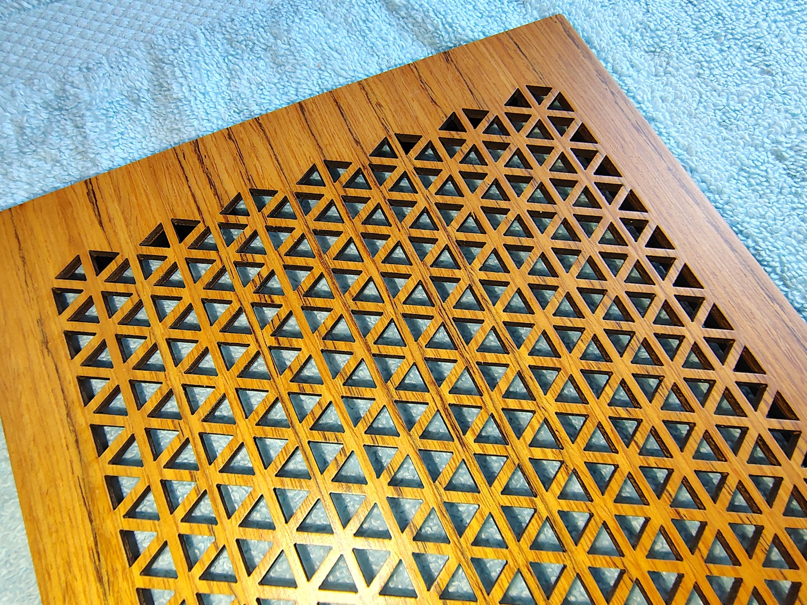 Teak Wood Front Panel Grate Cover Panel for Corsair 4000D Airflow Computer Cases - Image 3