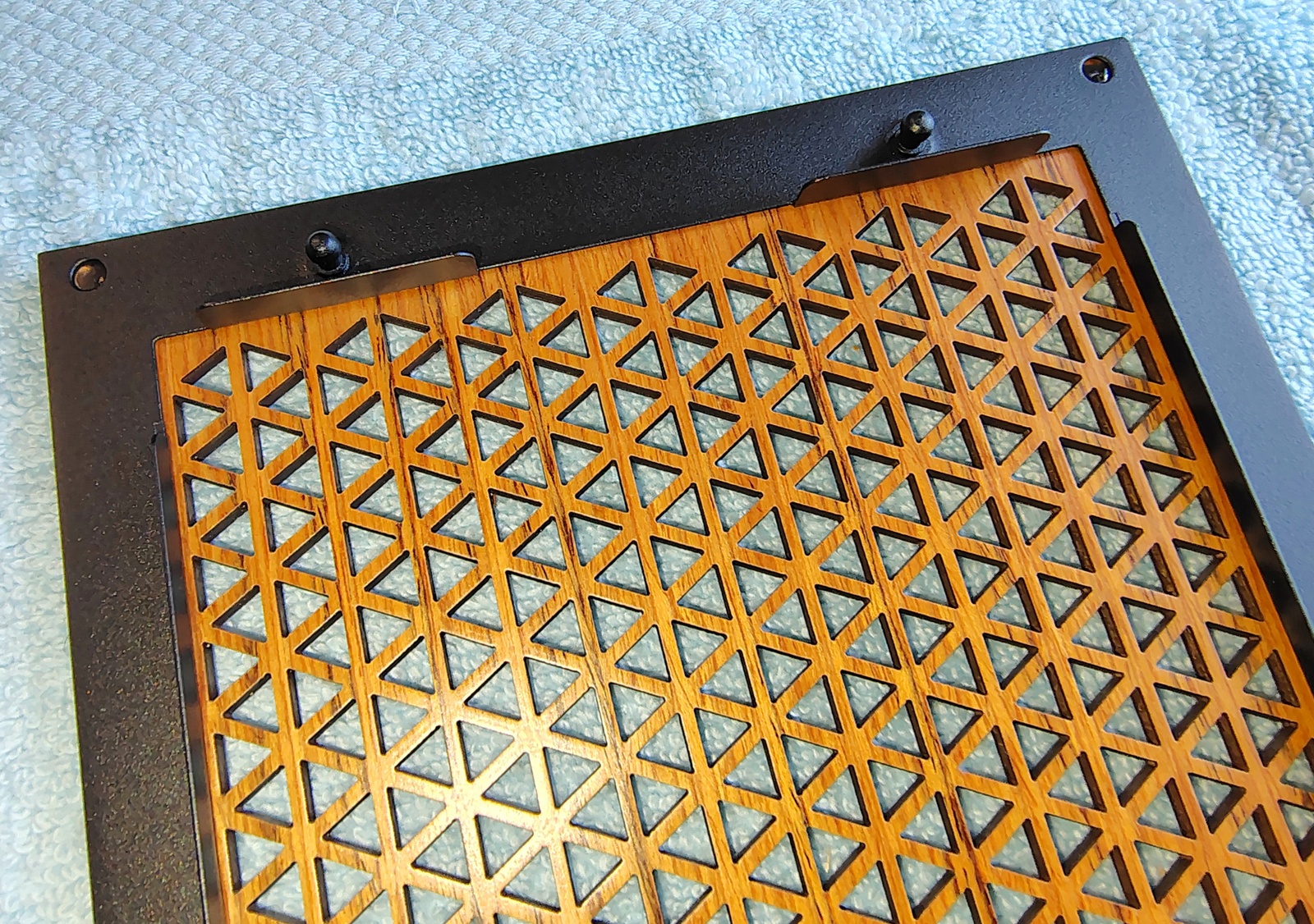 Teak Wood Front Panel Grate Cover Panel for Corsair 4000D Airflow Computer Cases - Image 7