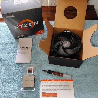 AMD Ryzen 5 3600 CPU Socket AM4 Processor 100-100000031BOX w/ Heatsink Fan Paste
