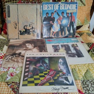 Lot of 5 1980's Pop Rock Vinyl Records Blondie Madonna J. Geils Modern English +
