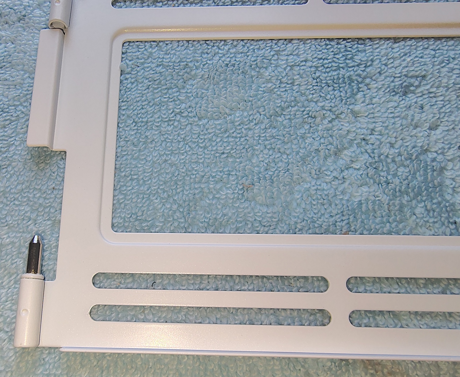 White Metal Steel Side Cooling Fan Bracket for Cooler Master QUBE 500 PC Case - Image 7