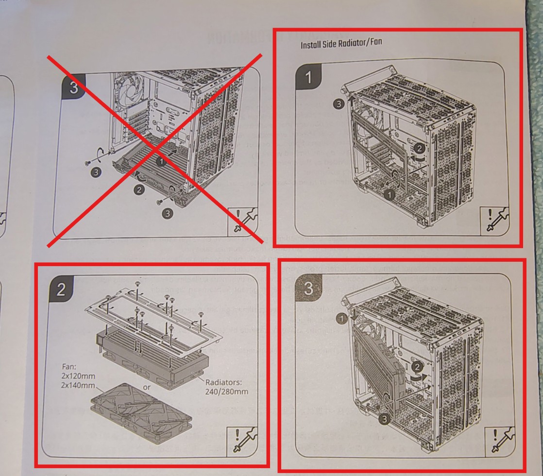 White Metal Steel Side Cooling Fan Bracket for Cooler Master QUBE 500 PC Case - Image 11