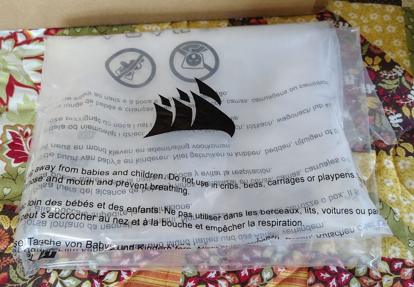 Original Shipping Box, Bag, Packing Foam for White Corsair 4000D Airflow PC Case - Image 2