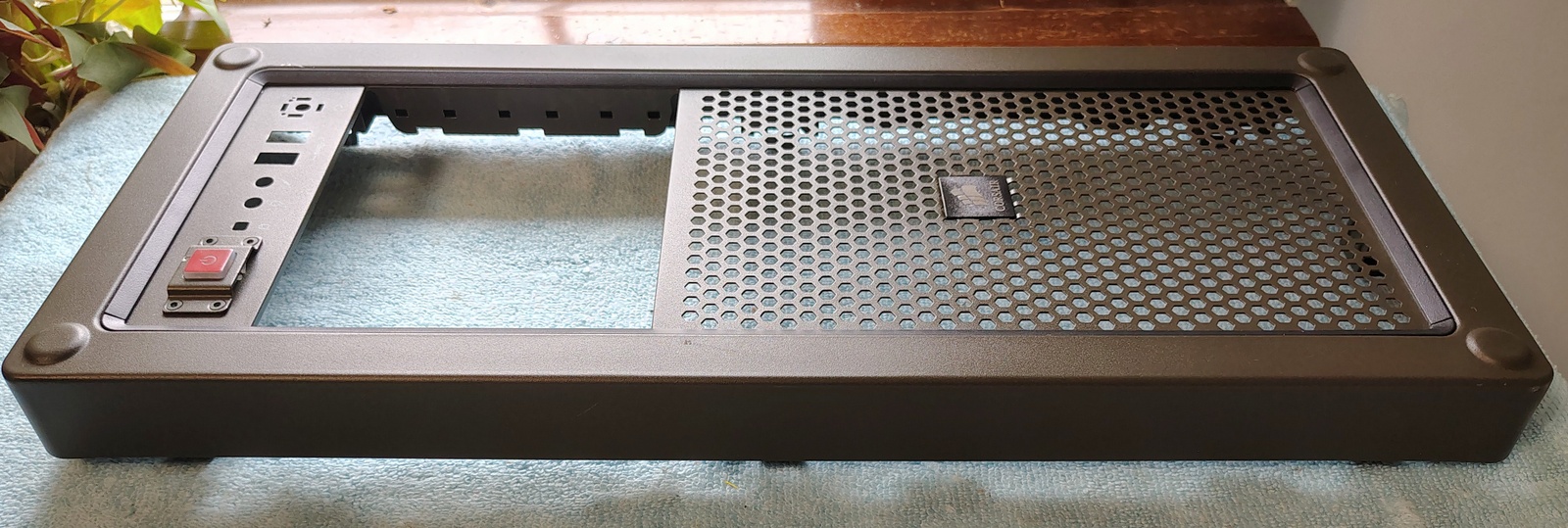 Scratched Green Steel Metal Front Panel Fascia Cover For Corsair Vengeance C70 PC Cases - Image 8