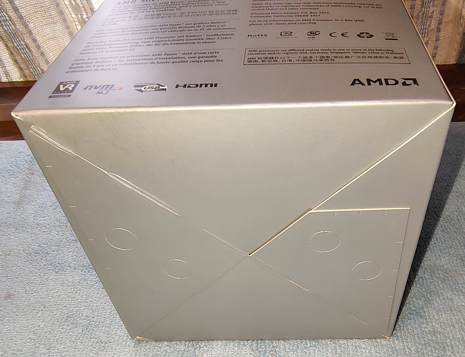 AMD Ryzen 5 3400G CPU APU Socket AM4 Processor YD3400C5FHBOX w/ Heatsink, Fan - Image 11