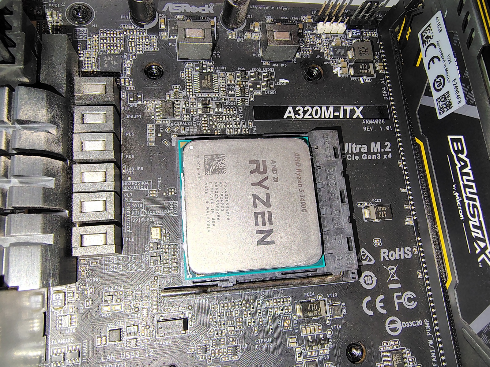 AMD Ryzen 5 3400G CPU APU Socket AM4 Processor YD3400C5FHBOX w/ Heatsink, Fan - Image 13