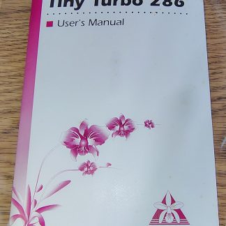Original Orchid Technology Tiny Turbo 286 PC Upgrade User's Manual Guide Book