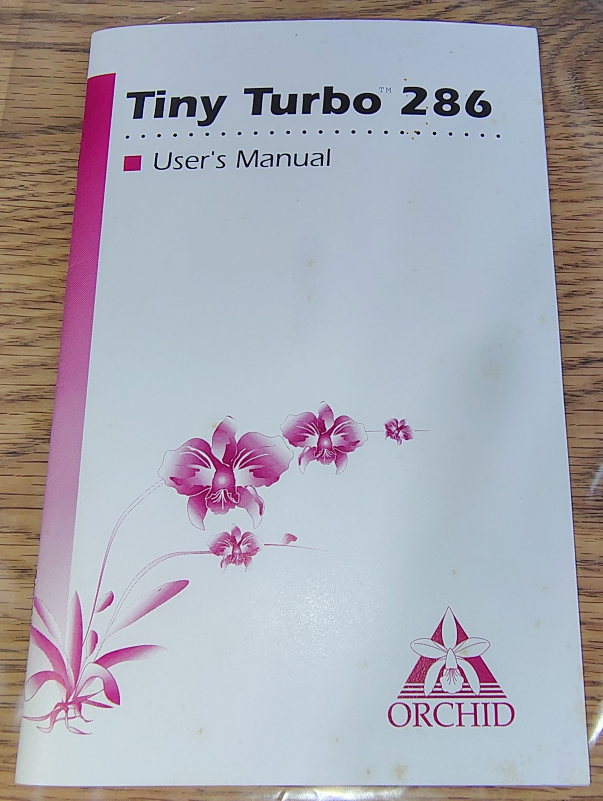 Original Orchid Technology Tiny Turbo 286 PC Upgrade User's Manual Guide Book
