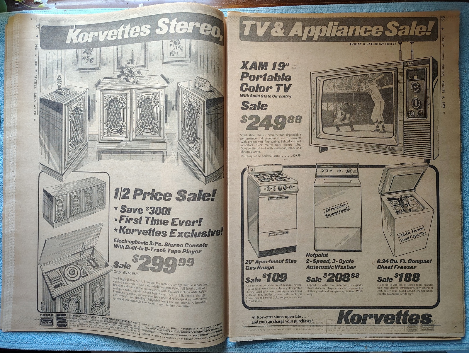 New York Daily News 9 August 1974 Nixon Resigns Special Pullout Toyota Celica Ad - Image 8