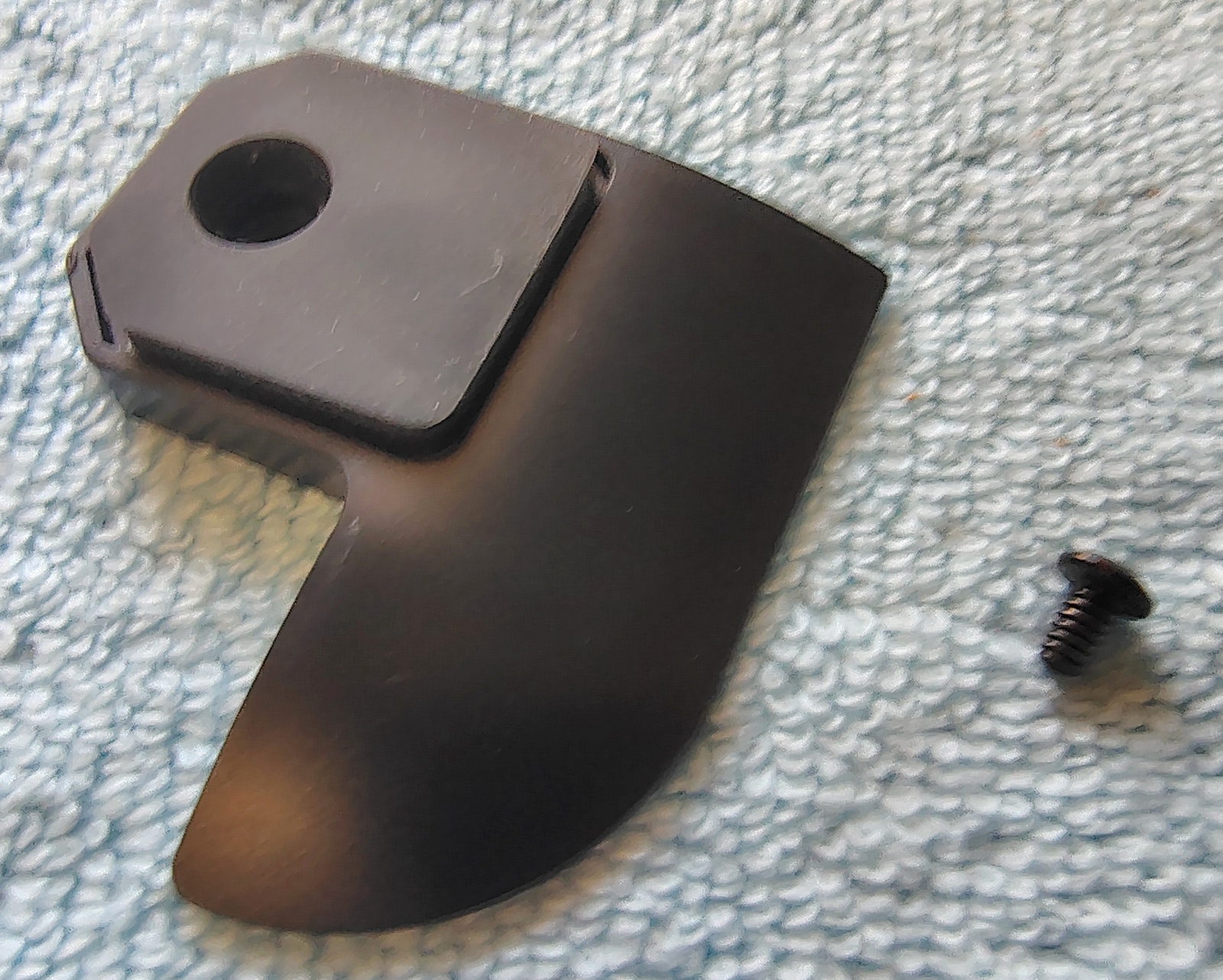 1 Used Black Plastic Type A Foot w/ Screw for Fractal Design Node 804 PC Case - Image 2