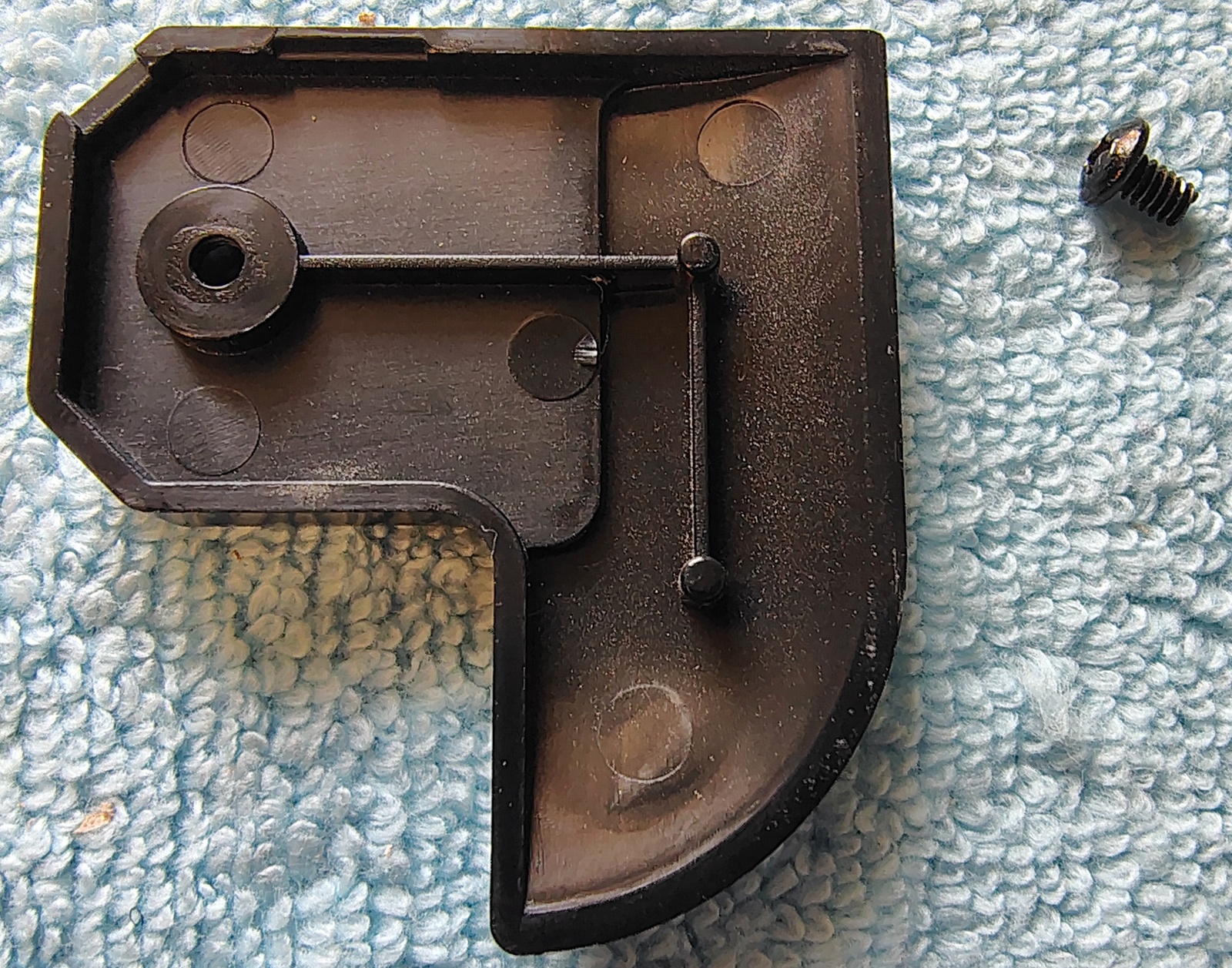 1 Used Black Plastic Type B Foot w/ Screw for Fractal Design Node 804 PC Case - Image 3