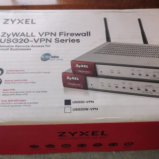 Zyxel USG20-VPN Wired (10/100/1000) 4 Port SPI Firewall Router New in Box 2020