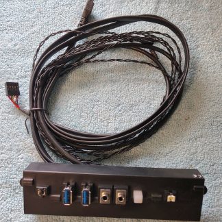 Used I/O IO Panel USB Audio Power Reset for Corsair Vengeance C70 Desktop Case