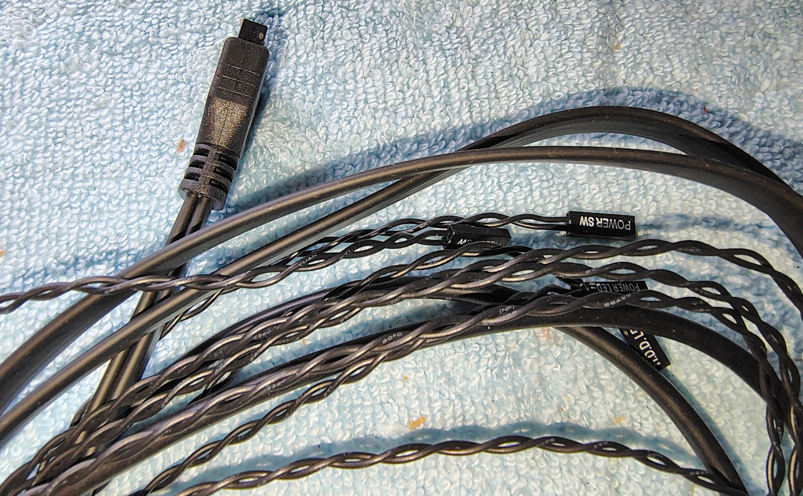 Used I/O IO Panel USB Audio Power Reset for Corsair Vengeance C70 Desktop Case - Image 4