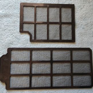 Set of 2 Bottom Black Plastic Dust Filters for Fractal Design Node 804 PC Case