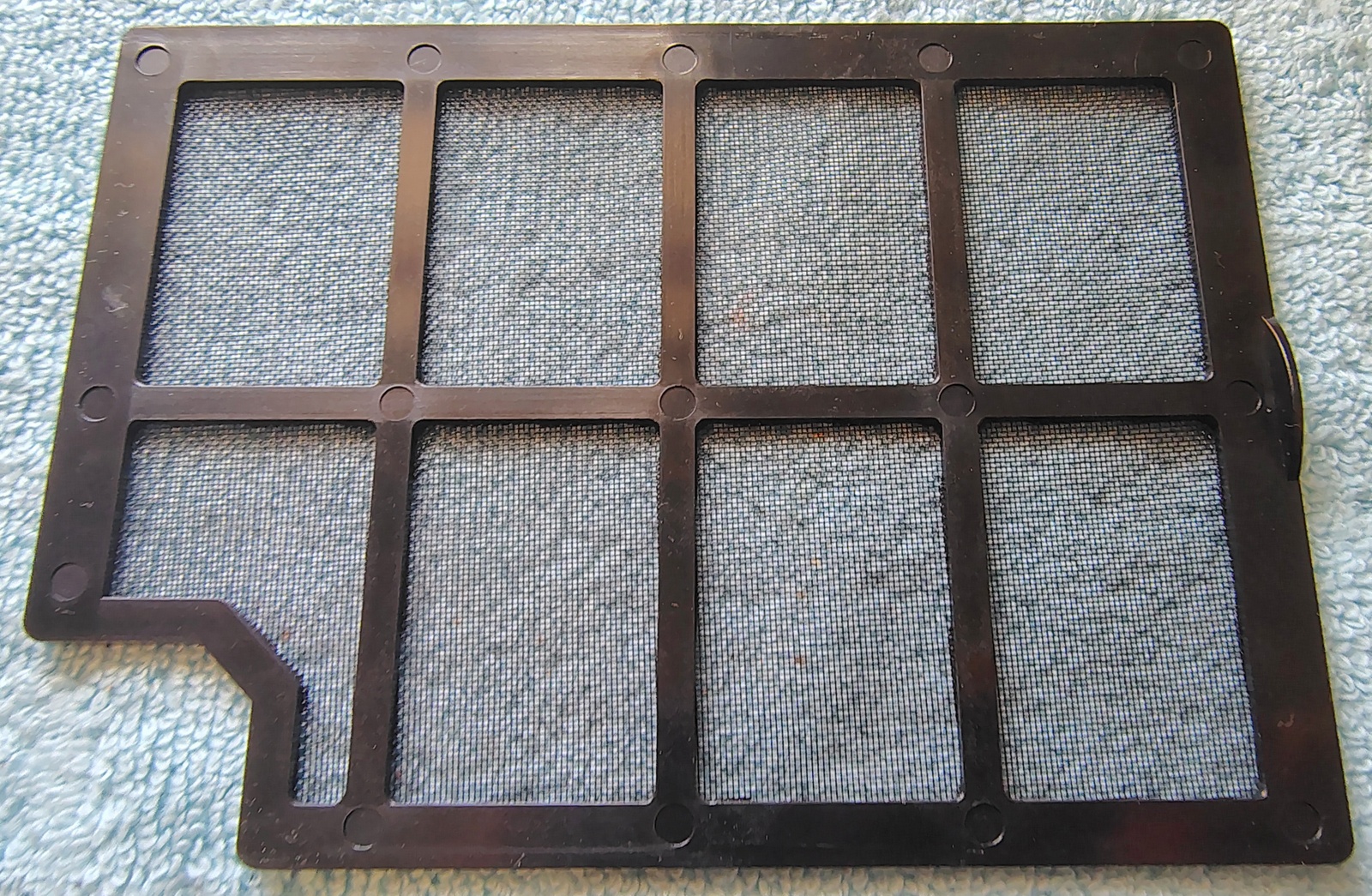 Set of 2 Bottom Black Plastic Dust Filters for Fractal Design Node 804 PC Case - Image 4