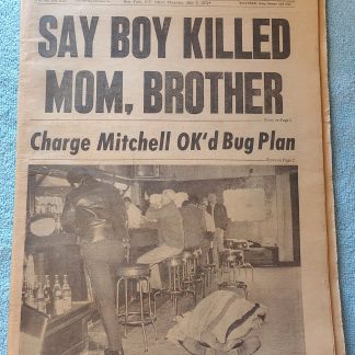 New York Daily News 9 May 1974 Nixon Watergate Commodore Calculator Ad Nets +++