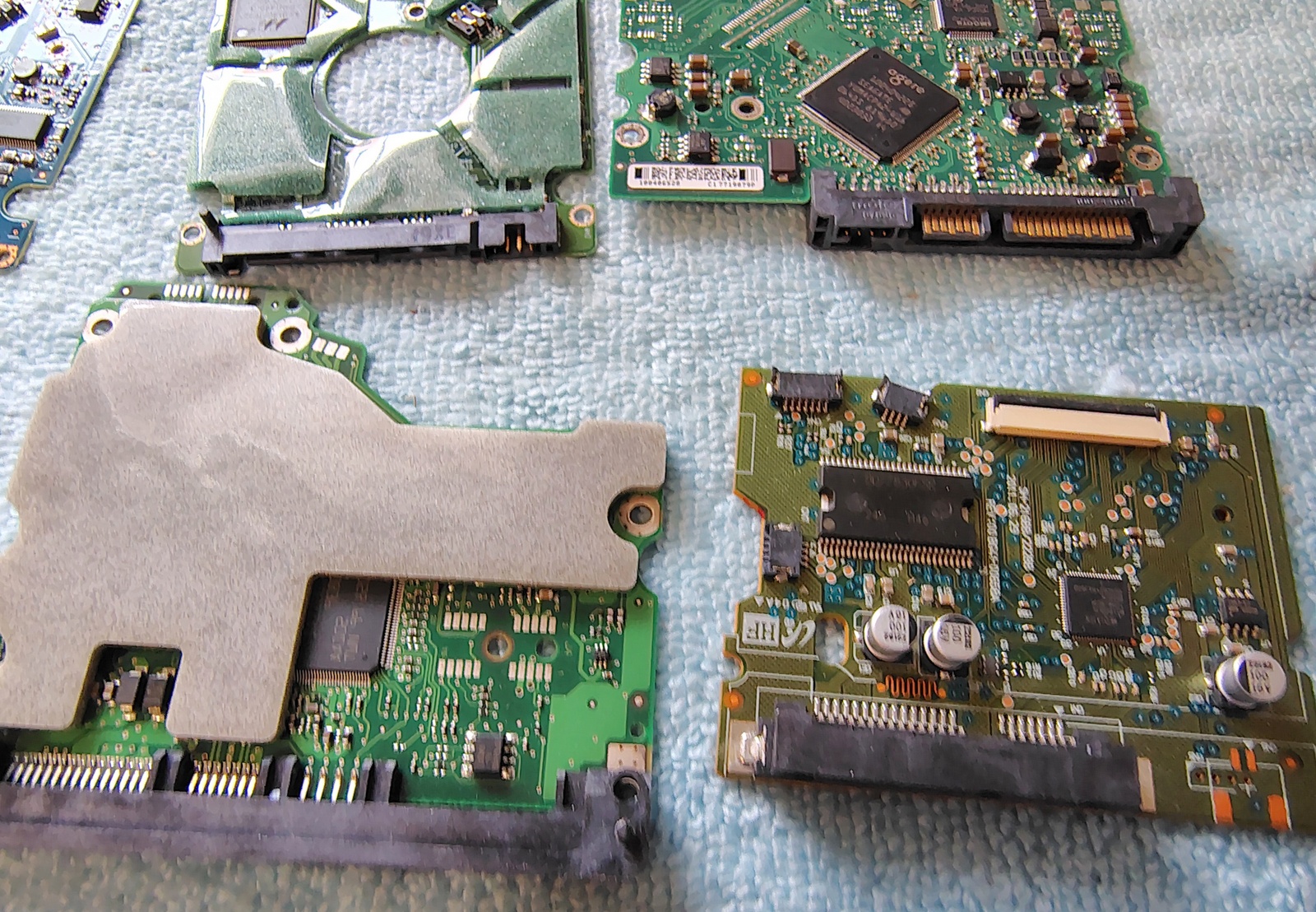 Scrap Gold Recovery Parts HDD Hard Disk Drive Circuit Controller Boards Lot of 17 - Image 2