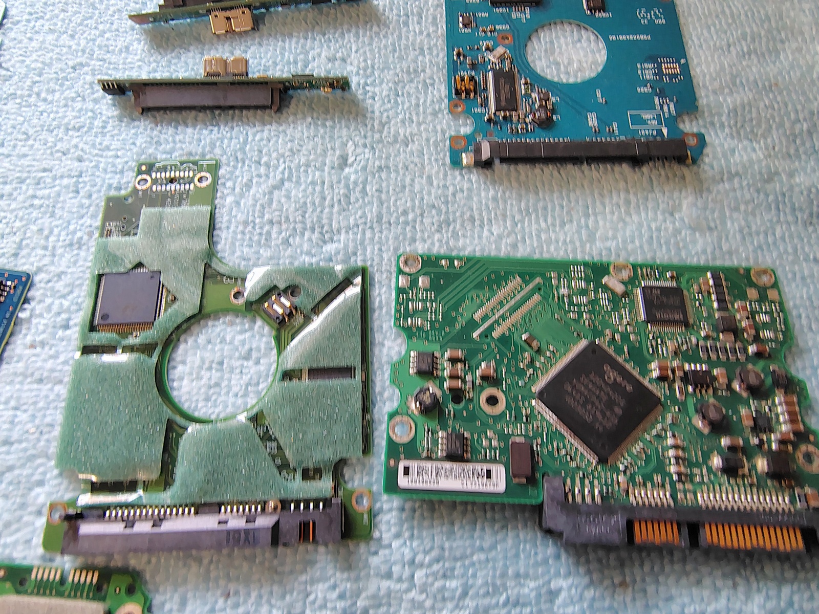 Scrap Gold Recovery Parts HDD Hard Disk Drive Circuit Controller Boards Lot of 17 - Image 3