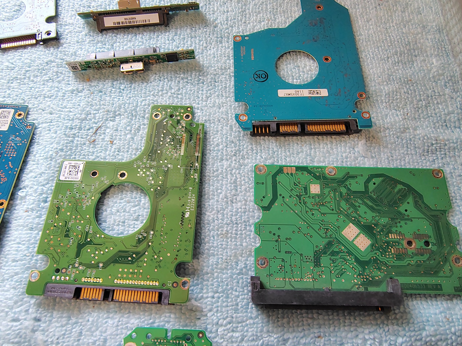 Scrap Gold Recovery Parts HDD Hard Disk Drive Circuit Controller Boards Lot of 17 - Image 12