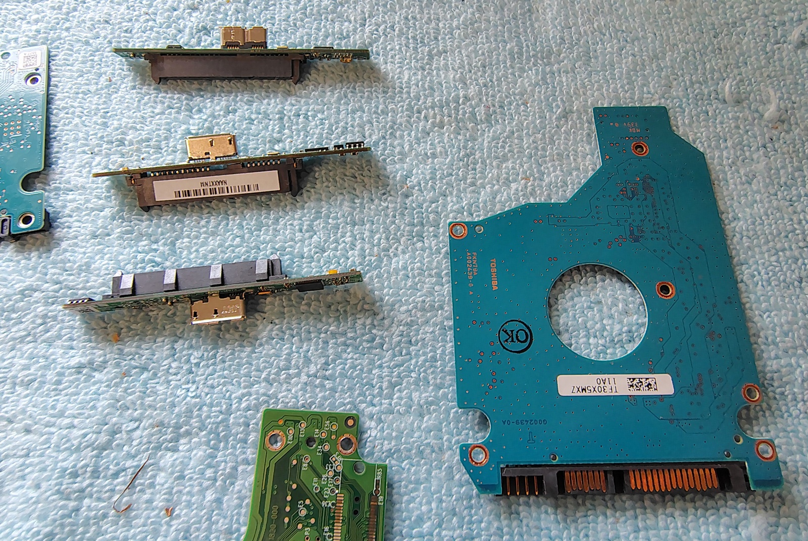 Scrap Gold Recovery Parts HDD Hard Disk Drive Circuit Controller Boards Lot of 17 - Image 13